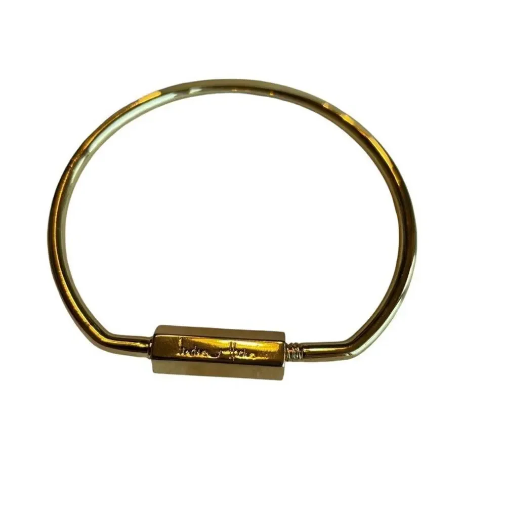 India Hicks Key Ring Charm Ring Gold Plated